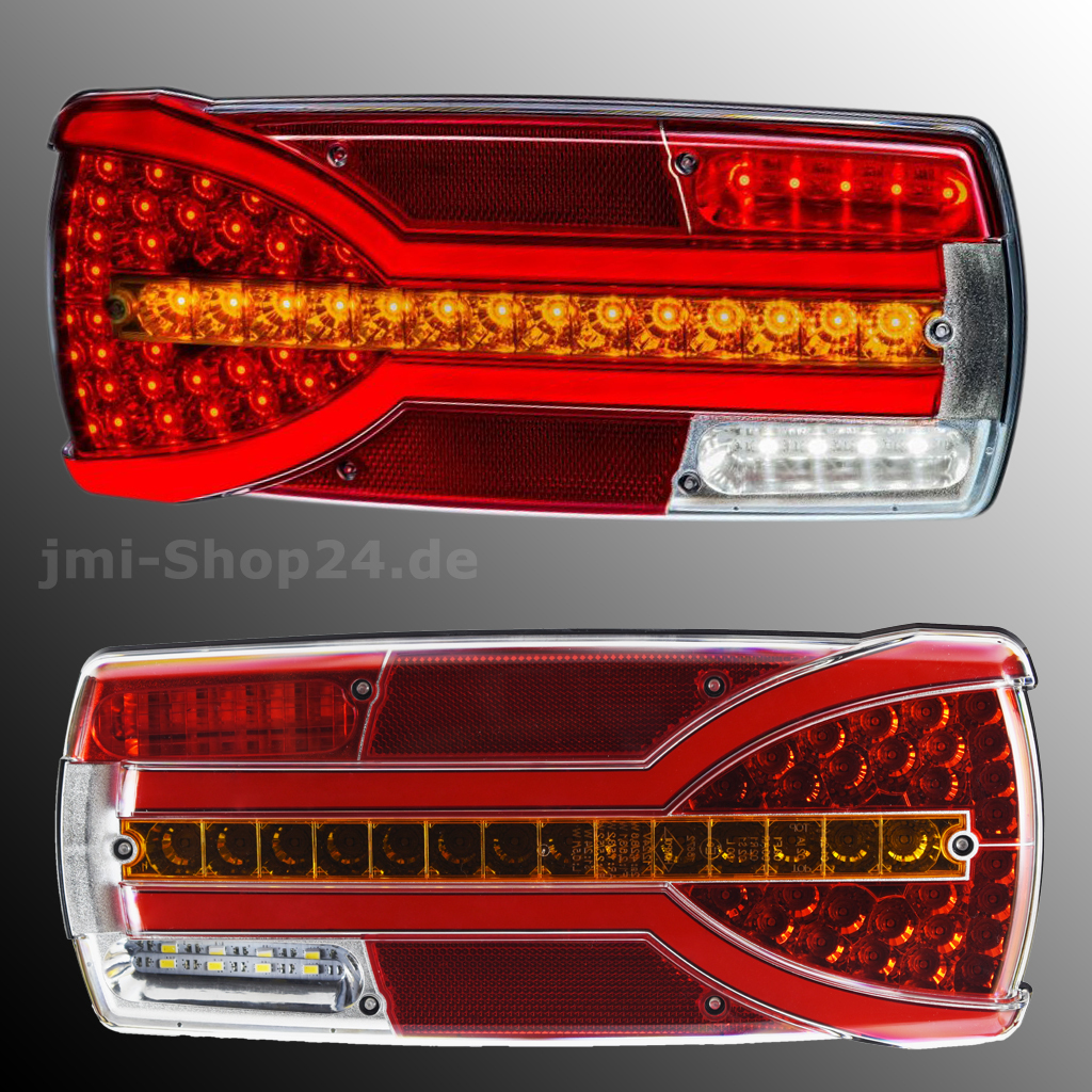 1 Paar LED-Autoanhänger LKW Rücklicht Rücklicht Rücklicht Bremsleuchten Blinker 12V-24V für Kleintransporter