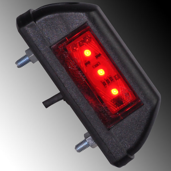 2x LED Begrenzungsleuchte Umrissleuchte Positionsleuchte rot weiß