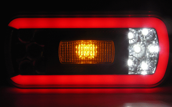 2 LED Rückleuchten für Anhänger Wohnwagen Transporter Heckleuchten 12V 24V TOP