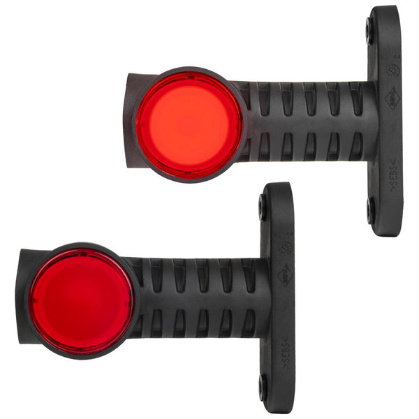 2 LED Begrenzungsleuchte Anhänger Umrissleuchte 12V 24V weiß rot gelb Wohnwagen