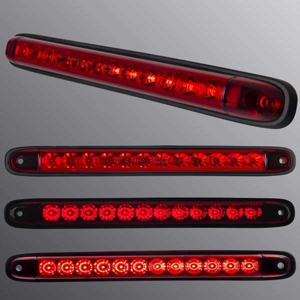 LED Rückleuchte mit Bremslicht 12V 24V Anhänger Transporter Bus Rücklicht rot