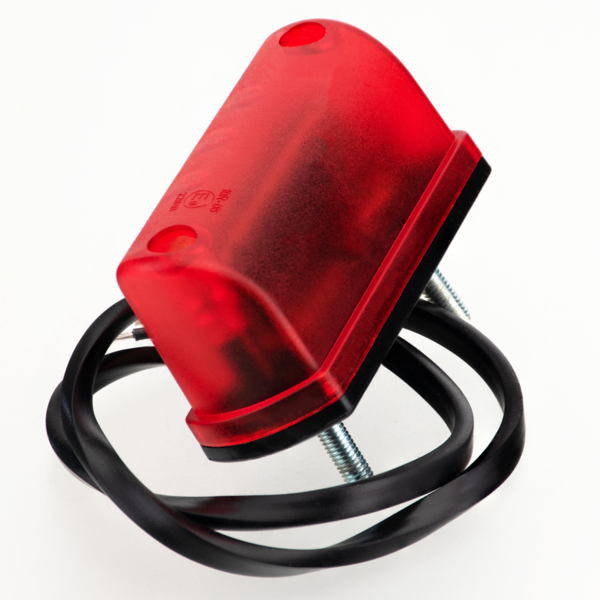 1 Paar LED Kennzeichenbeleuchtung rot klein mit Positionslicht 12V 24V