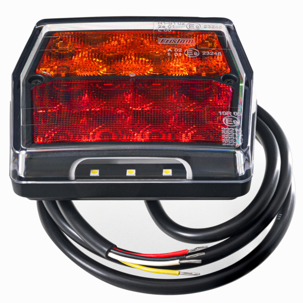 LED Rückleuchte Anhänger 12V mit Kabel Kennzeichenbeleuchtung EMV 4 Funktionen