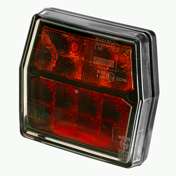 LED Rückleuchte Anhänger 12V 100x93x30 mm ohne Kennzeichenbeleuchtung Bajonett